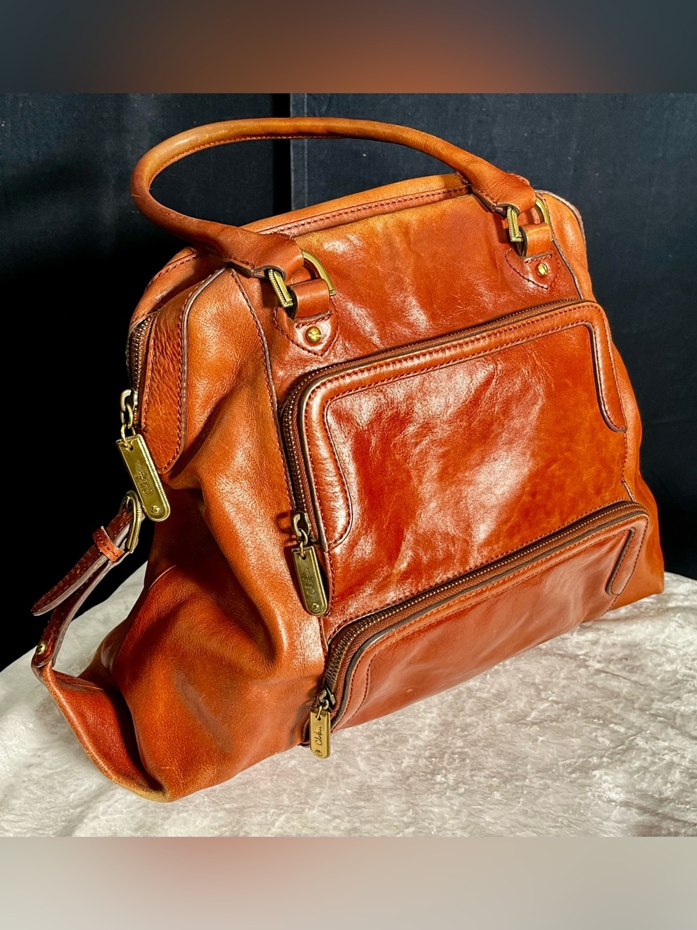 Cole Haan Y2K Vintage Leather Satchel